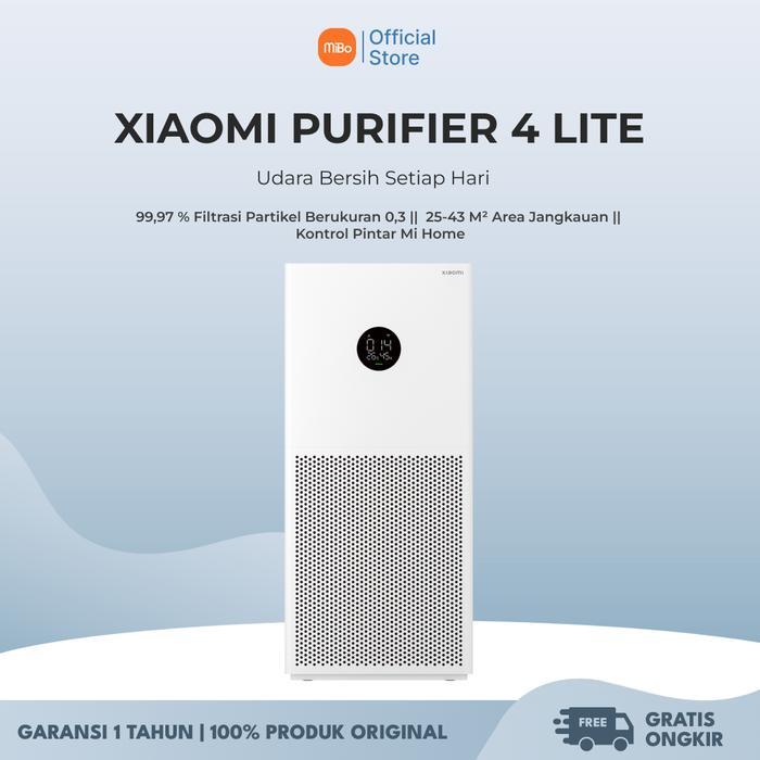 Vacuum Center Xiaomi Smart Air Purifier 4 Lite Smart Sirkulasi 360 Koneksi Wifi Jangkauan 43m dengan