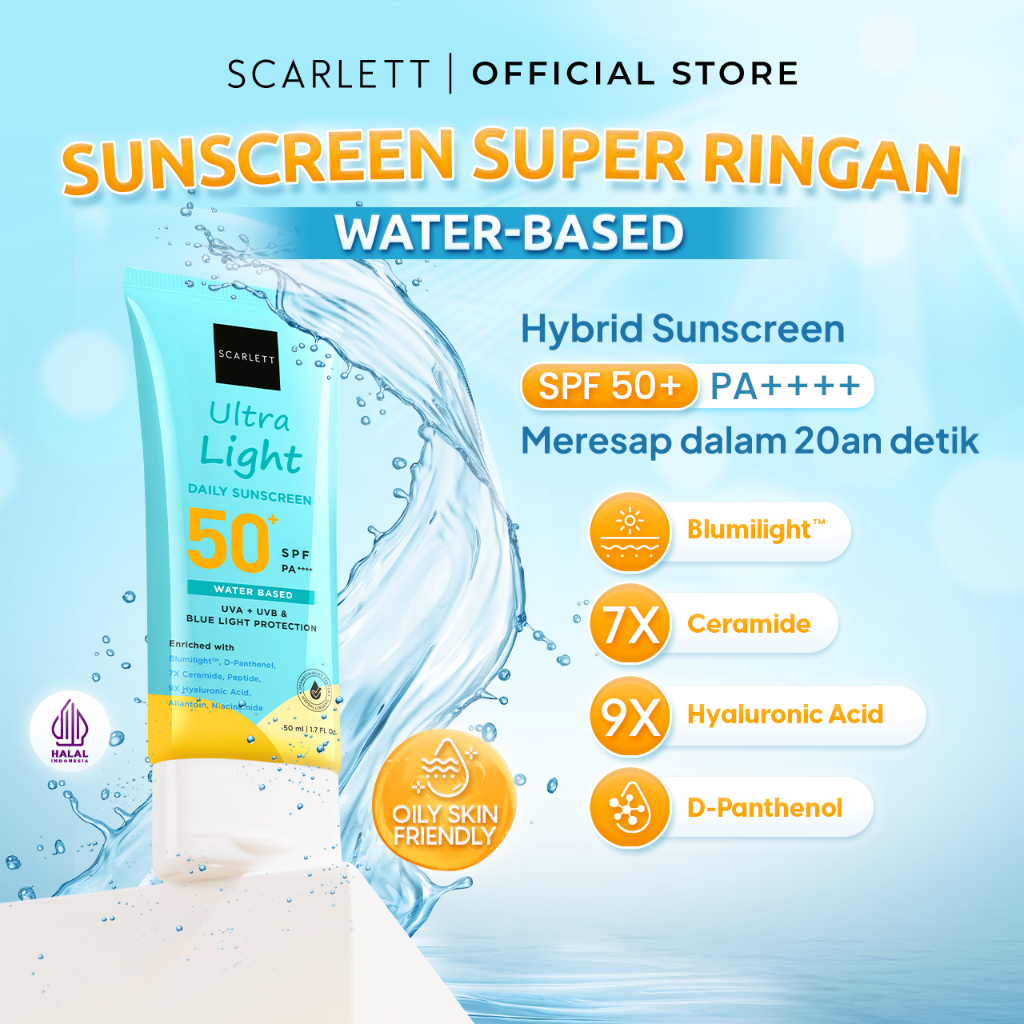 SCARLETT ULTRA LIGHT DAILY SUNSCREEN