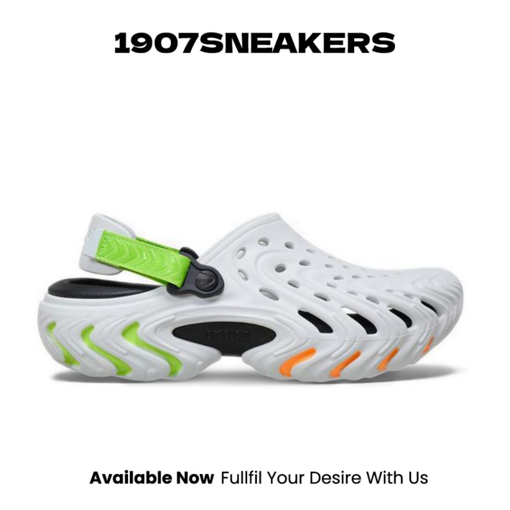 Sepatu Sendal Pria Crocs Echo II Clog - Moon Burst CCR2128101BB