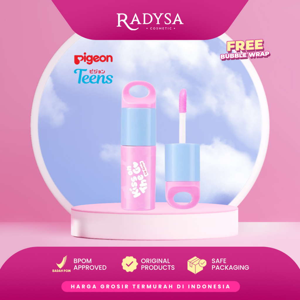 RADYSA - Pigeon Teens Kiss On the Go Lip Serum 2ml | Tinted Magic Color | Hydrated & Plumpy Lip Solution