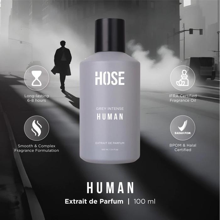 Terlaris Hose Edp Grey Intense Human Extrait De Parfum 100 Ml