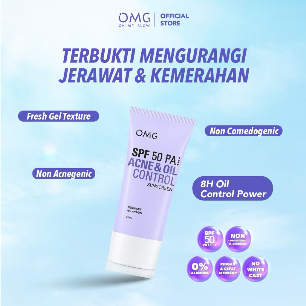OMG Acne & Oil Control UV Barrier Sunscreen SPF 50 PA++++