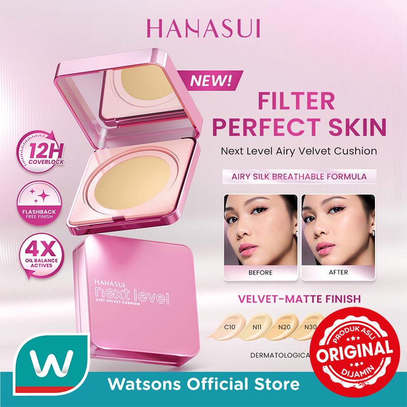Hanasui Next Level Airy Velvet Cushion W33 Honey Beige 15g
