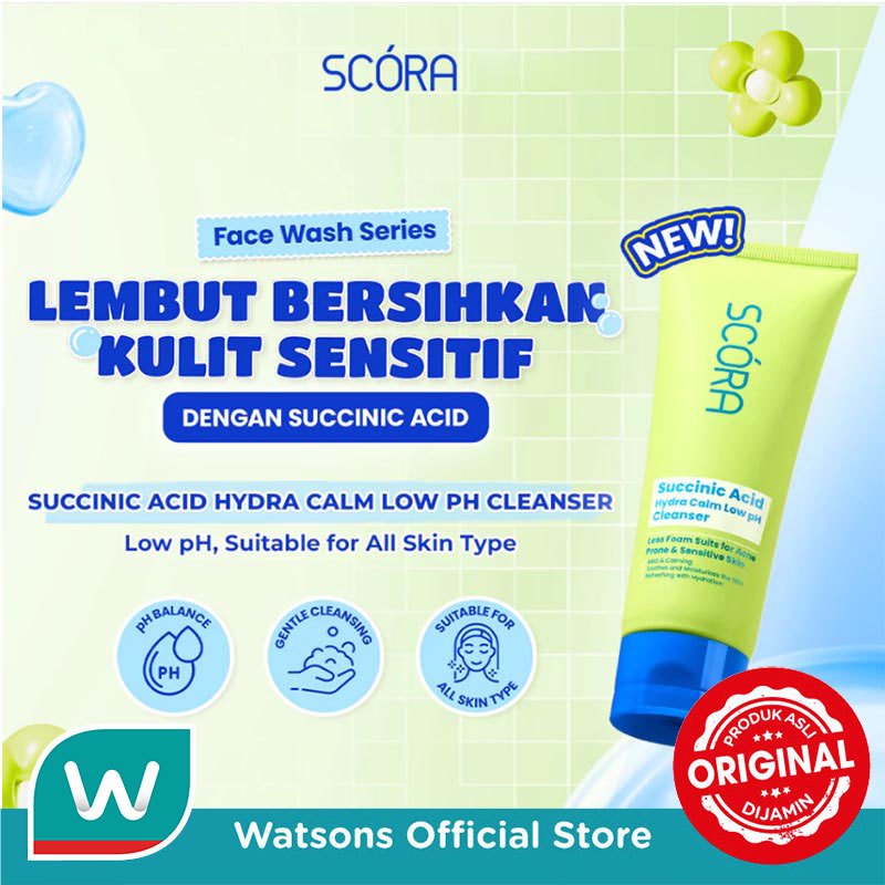 Scora Succinic Acid HydraCalm Low pH Cleanser 100ml