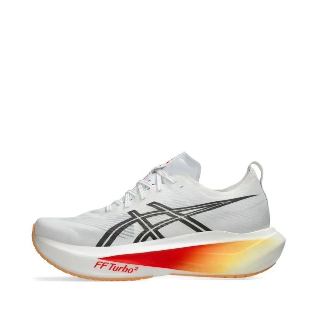 Sepatu Asics Megablast Unisex Running White/Orange Glow Men's Shoes Original
