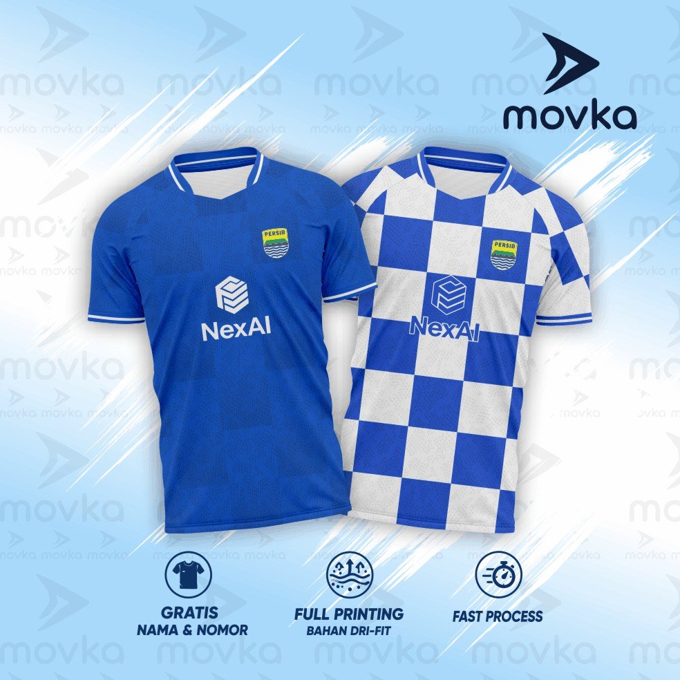 JERSEY PERSIB ACC SHOPEE CUP 26/27 HOME AWAY FULL PRINTING HOME AWAY BAHAN DRYFIT MILANO FREE NAMA DAN NO