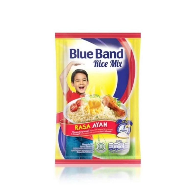 Jual Blue Band Rice Mix Chicken/Ayam Bawang Seasoning Bumbu Nasi Instan Sachet 45gr | Shopee Indonesia