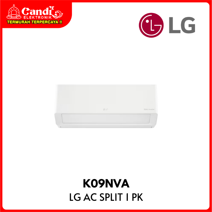 LG Air Conditioner AC Split 1 PK Inverter New Terminator Basic DualCool K09NVA