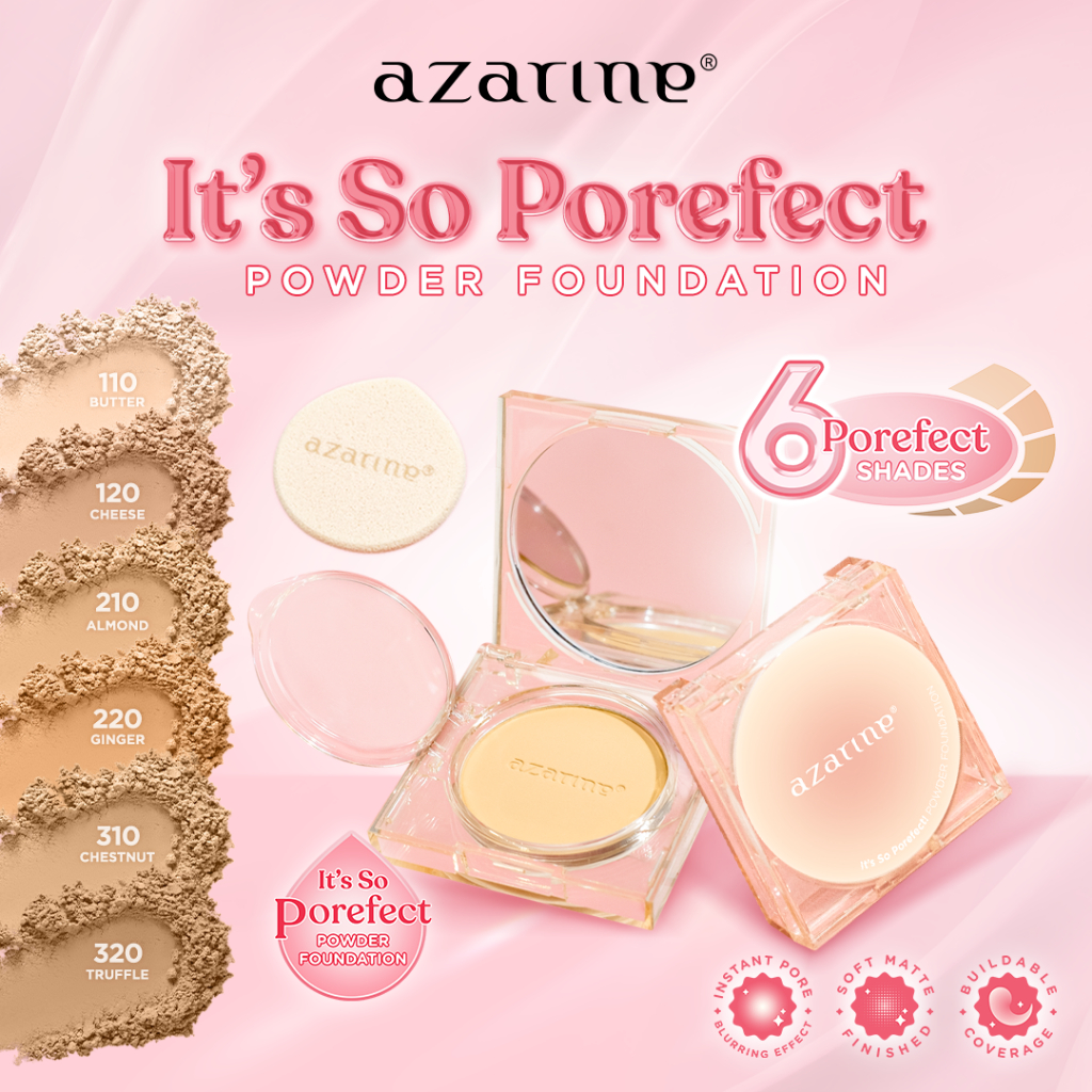 [GIFT] Azarine It's So Porefect! Powder Foundation [8 gr] Exp 2027