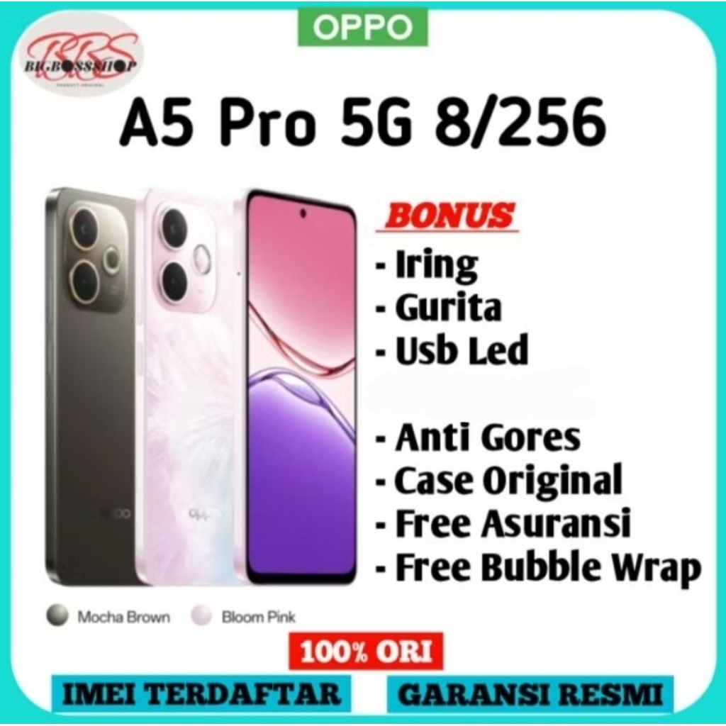 Jual OPPO A5 Pro 5G 8/256 GB Garansi Resmi | A5 Pro 4G New | Shopee Indonesia