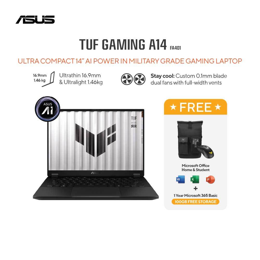 ASUS TUF A14 FA401UM RTX 5060 AMD Ryzen 7 260 32GB 1TB 14" 2.5K 165Hz W11+OHS