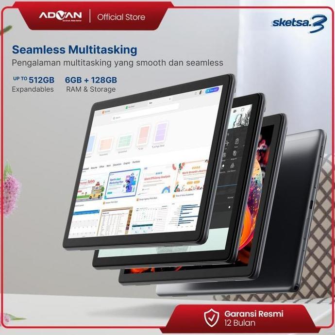 (PROMO) Advan Tab Sketsa 3 Free Keyboard & Pen - Garansi resmi
