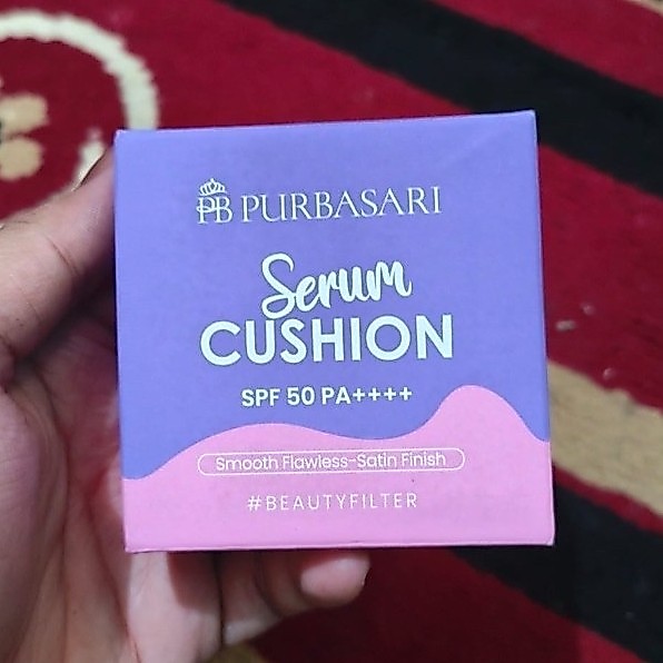 Purbasari Serum Cushion SPF 50 PA++++ Smooth Flawless/Satin Finish