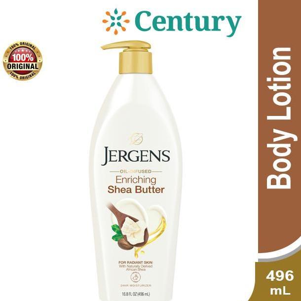 JERGENS OIL INFUSED ENRICHING SHEA BUTTER 496ML / PERAWATAN KULIT / BODY LOTION