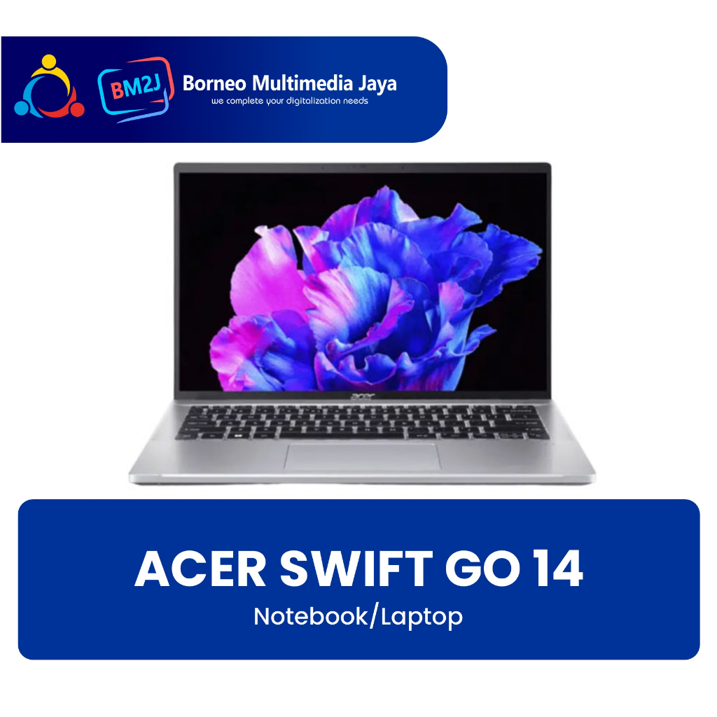 Acer Swift Go 14 SFG14-71T-77AS /Core i7-13700H EVO/16GB/1TB SSD/14 INCH WUXGA Touch/Win 11 Home+OHS 2021/Pure Silver
