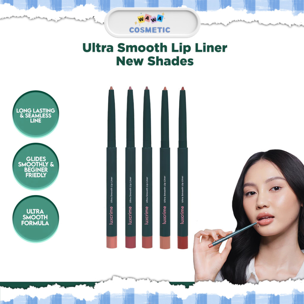 WAWA - Luxcrime Ultra Smooth Lip Liner 0.3 gr | Candy Apple | Truffle | Crepes | Ginger Bread