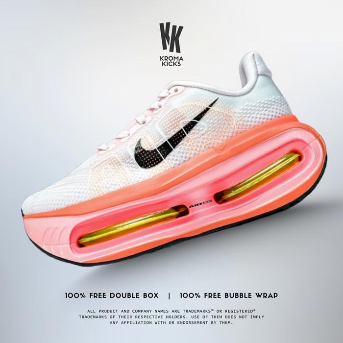 Vomero Premium Pink Orange White Sneaker Sepatu FN8453-036 (Size 36-41)