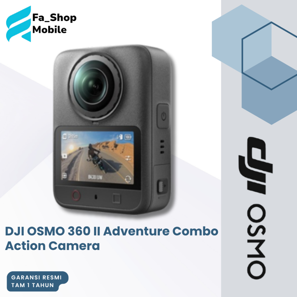 DJI OSMO 360 II Adventure Combo Action Camera - Garansi Resmi TAM 1 Tahun