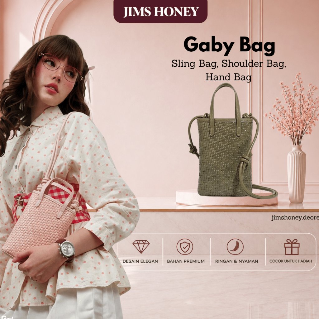 Jims Honey Gaby Mini Bag Tas Selempang HP Wanita Slingbag Cewek Jimshoney JH Murah