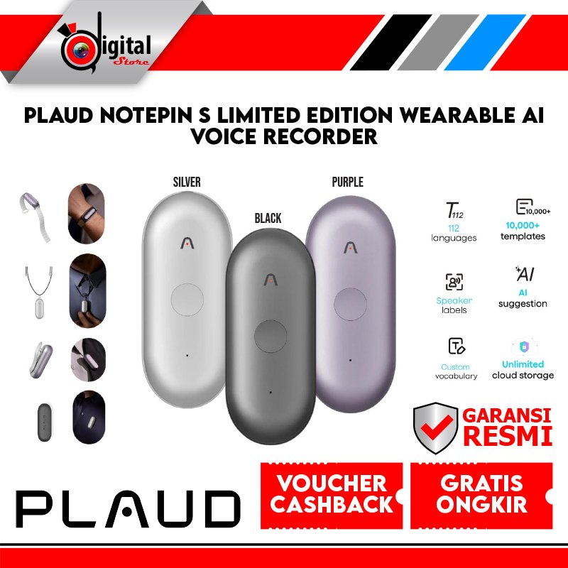 PLAUD NotePin S Limited Edition Wearable AI Voice Recorder Plaud Note Pin S - PLAUD AI NotePin S