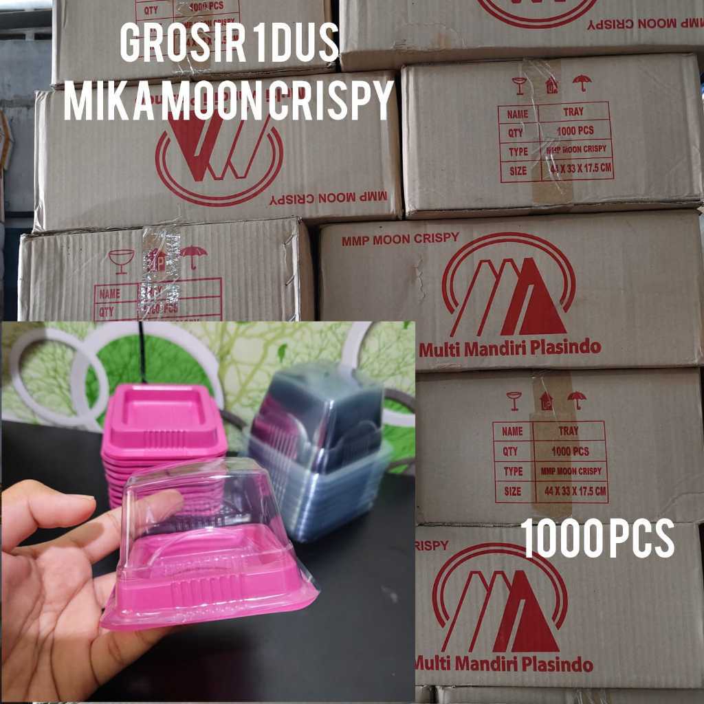 GROSIR 1 DUS ISI 1000 SET MIKA KUE MOCHI / DUBAI CHEWY COOKIES / MOON CRISPY / KUE KOTAK MINI | MMP BERKUALITAS