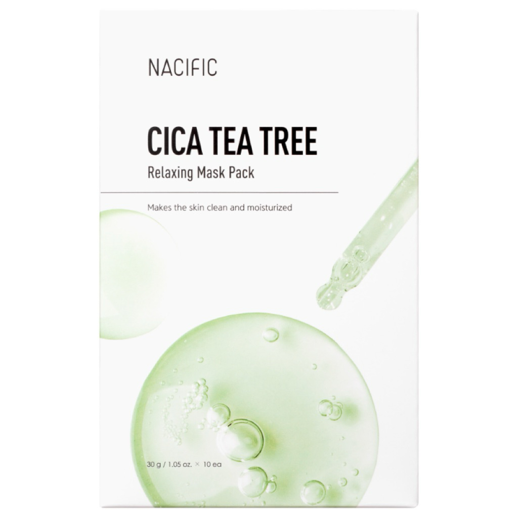 NACIFIC Cica Tea Tree Relaxing Sheet Mask 1pcs