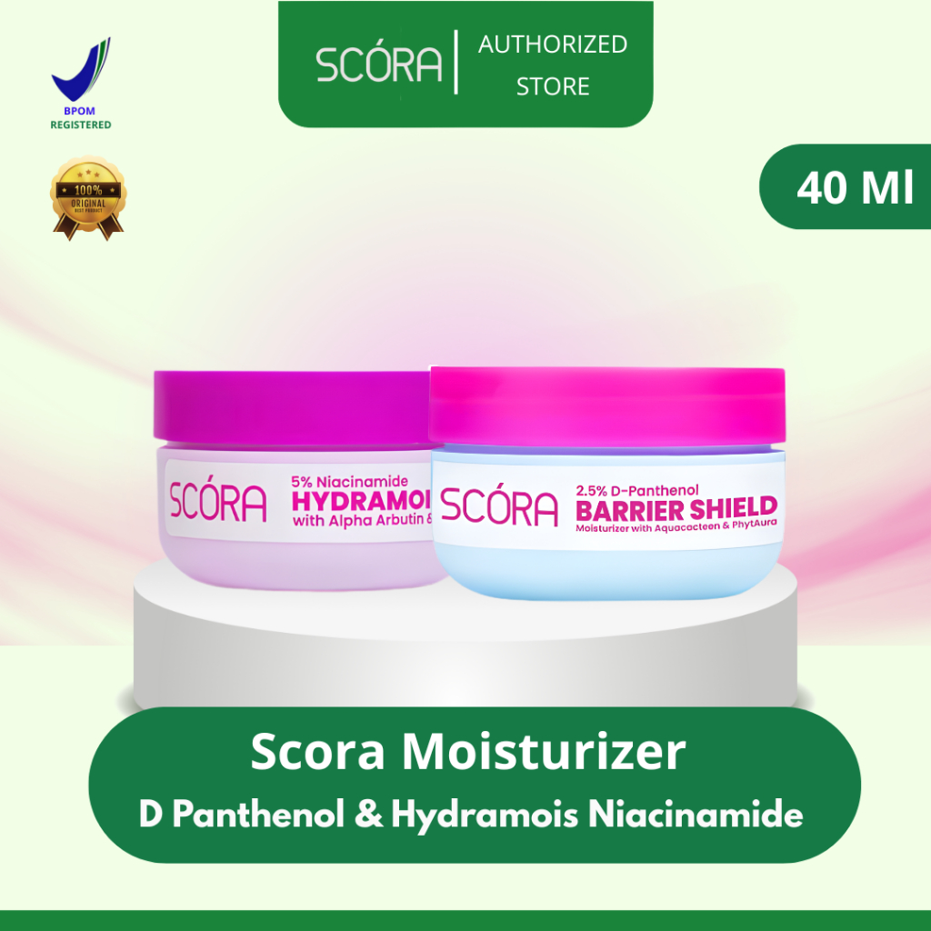 SCORA 2,5% D Panthenol Barrier Shield Moisturizer 40ml | Pelembab Wajah