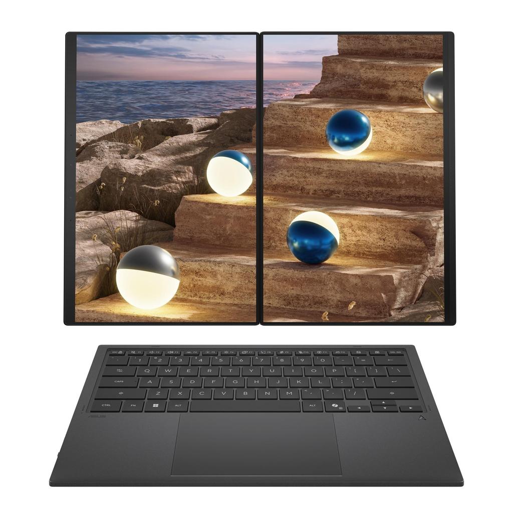 Jual (FREE MOUSE) ASUS ZENBOOK DUO (UX8407) - UX8407AA-OLEDS9312TM [Intel Core Ultra 9 Processor 386H / Intel Graphics / 32GB / 1TB / 14inch Touchscreen / WIN11 / OHS24 / M365] | Shopee Indonesia
