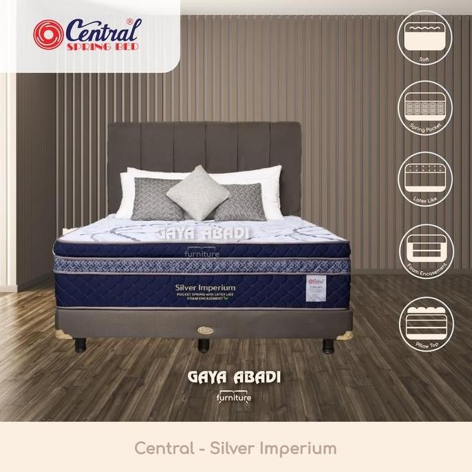 Springbed Central Silver Imperium / Kasur Central Silver Imperium - Central Springbed