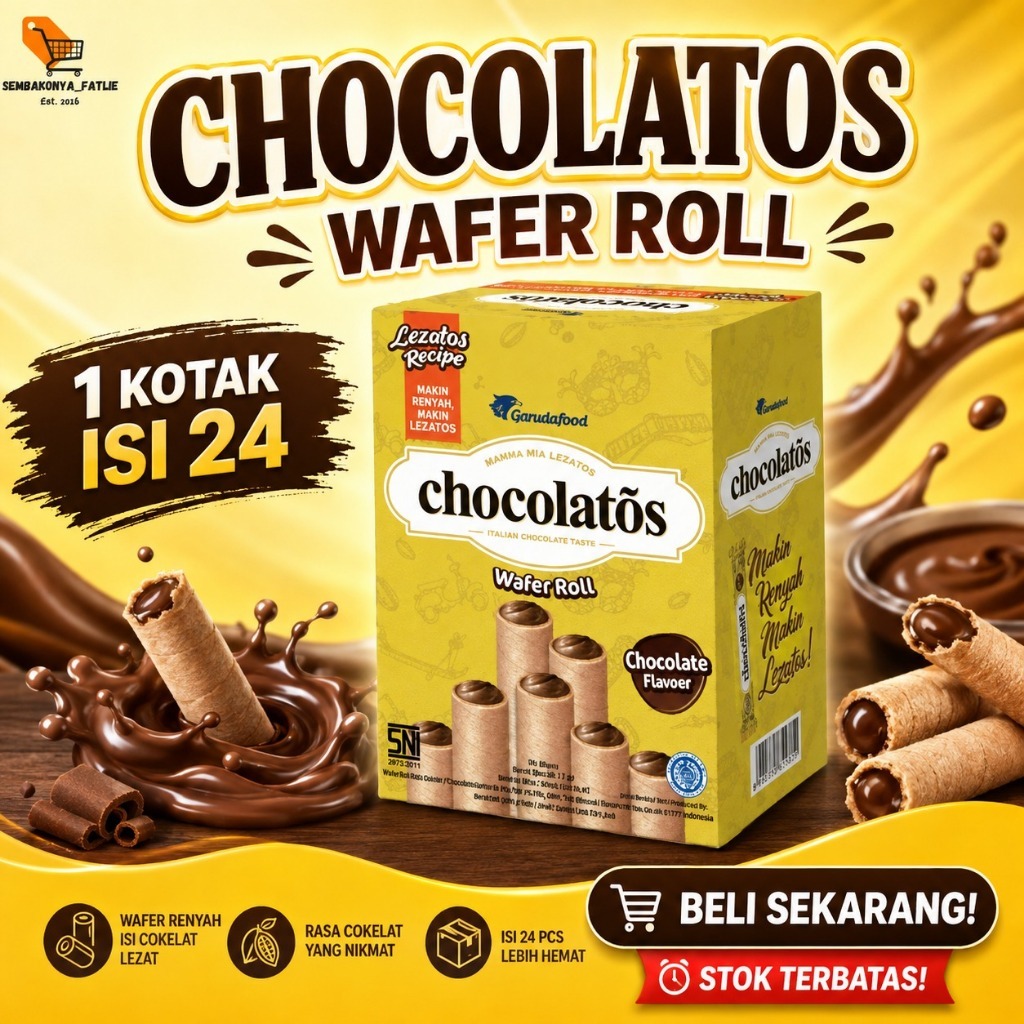 Jual CHOCOLATOS / 1 BOX ISI 24 PCS | Shopee Indonesia