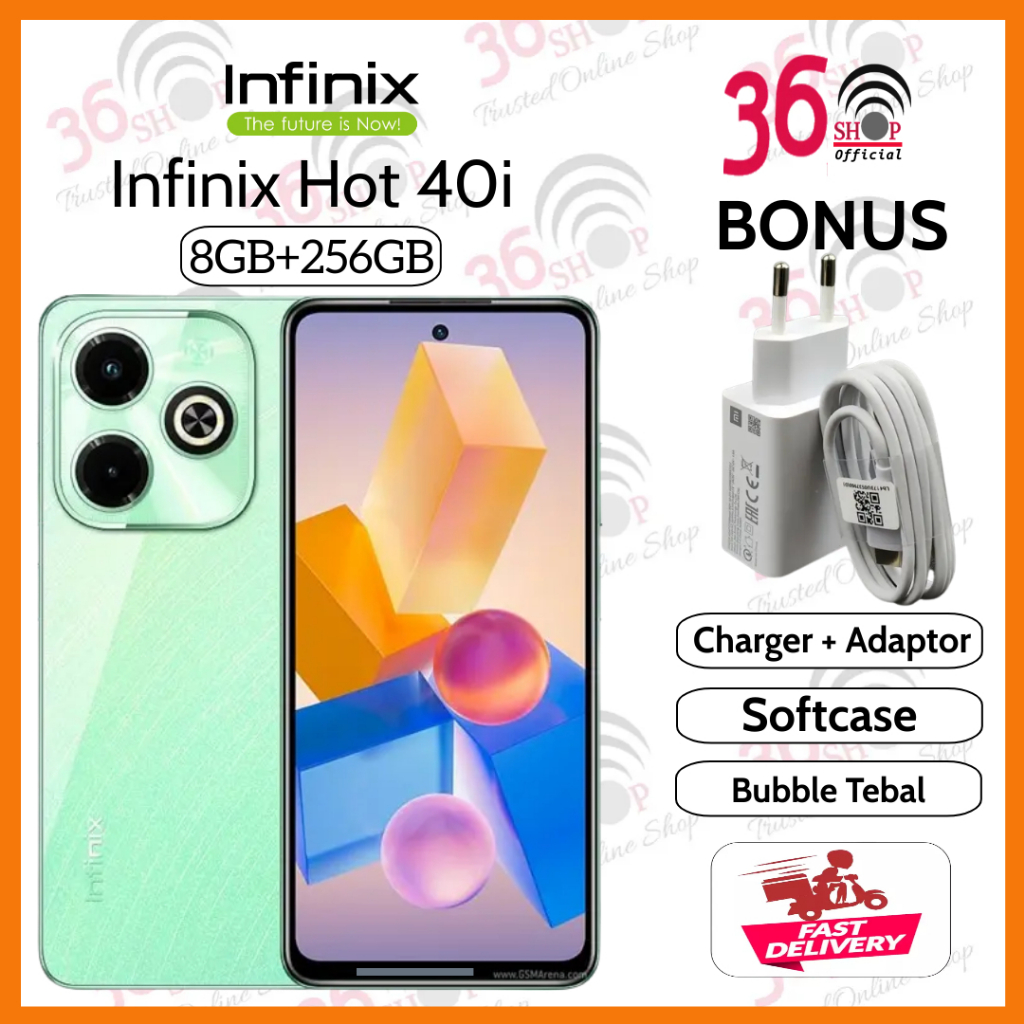 Jual Infinix Hot 40i 8GB+256GB Garansi resmi 1 Tahun | Shopee Indonesia