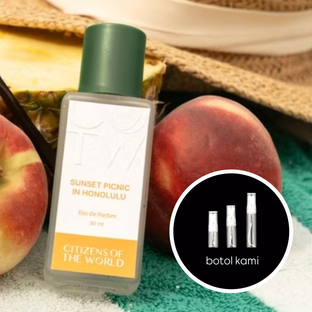 Decant Citizen of The World | 1ml | Sunset Picnic in Honolulu The Living Light of Granada Cloud Ride Royal Bath Ubud Tea Ceremony Guilin Morning Walk Keukenhof Haban0s Cafe Monde Omotesando Malaga Olympia Madison Avenue Spice Souk Montaigne Pacific Coast
