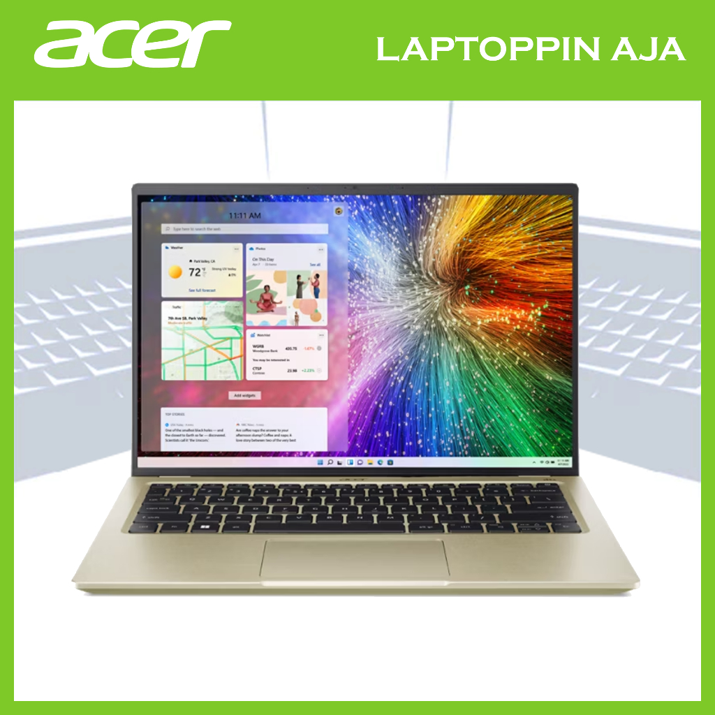 ACER SWIFT 3 OLED SF314-71 CORE I5 12500H MEMORI 16 GB SSD 512 GB WIN 11 + OHS