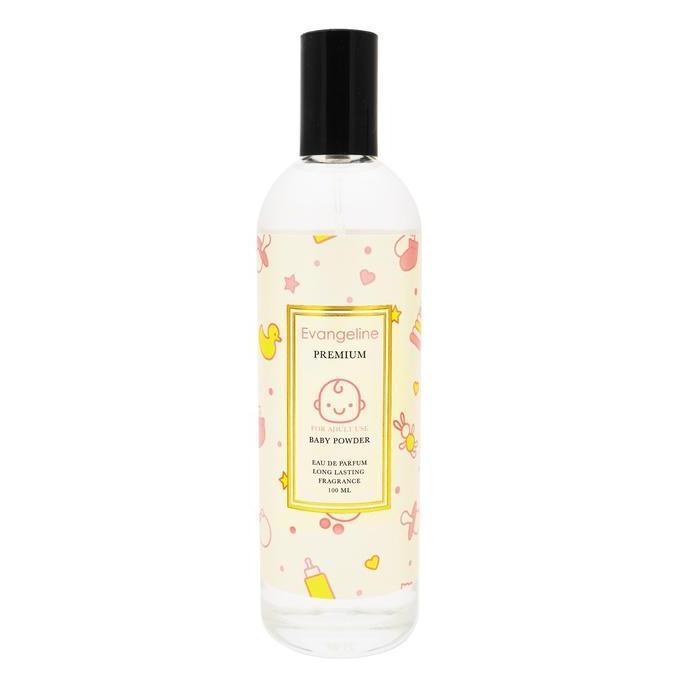 [Get 2 Pcs] Disayang Pacar Bundle | Evangeline Baby Powder,Black Vanilla | Parfum Wanita Tahan Lama Long Lasting Perfume