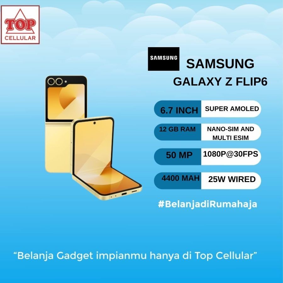 HANDPHONE SAMSUNG GALAXY Z FLIP 7 [12/256 GB] [12/512GB] GARANSI RESMI