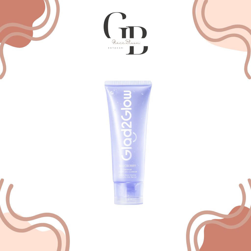 Glad2Glow Blueberry Ceramide low pH Gel Cleanser