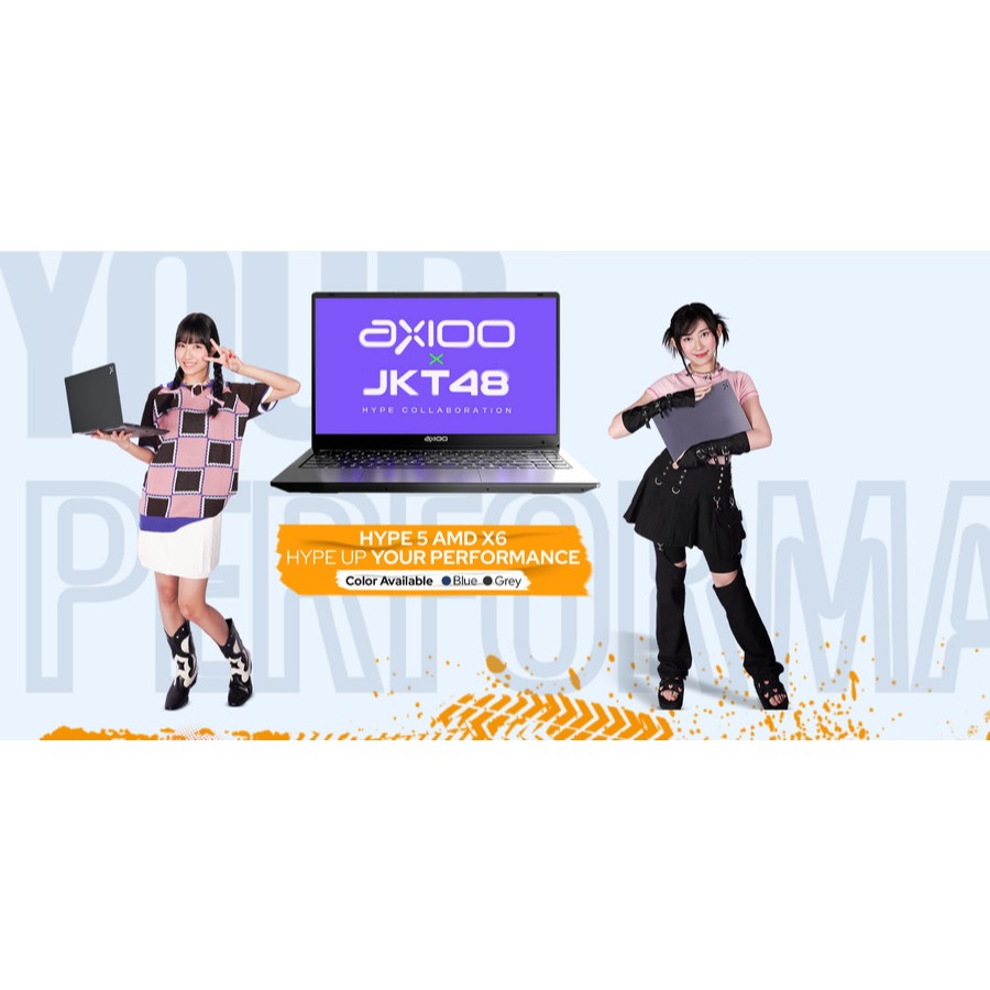 Axioo Hype 5 AMD X6 RYZEN 5 6600H 16GB 512GB W11 14.0FHD GRY