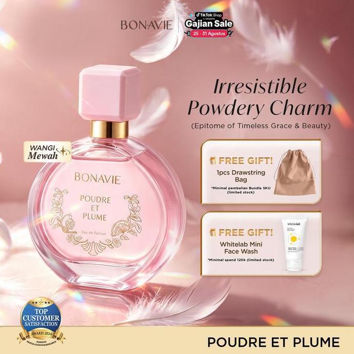 Maxzi- Bonavie Eau De Parfum - Poudre Et Plume 30Ml Parfum Ngi Edp Powdery Bedak
