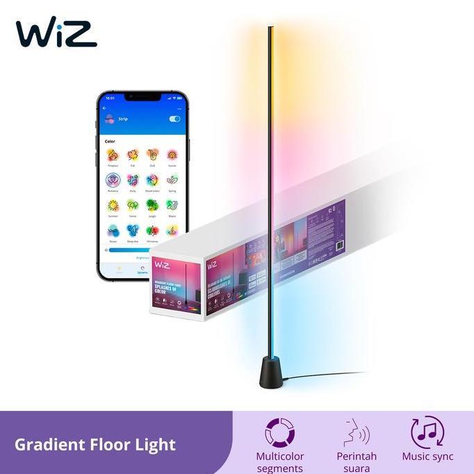WiZ Gradient Floor Light RGBIC - Lampu Hias Standing