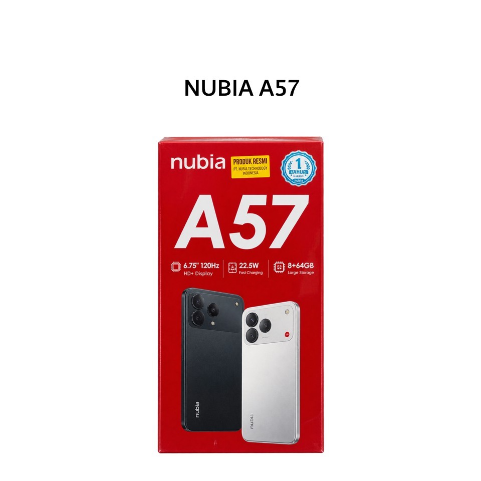HANDPHONE ZTE NUBIA A57 4GB 64GB AMBER
