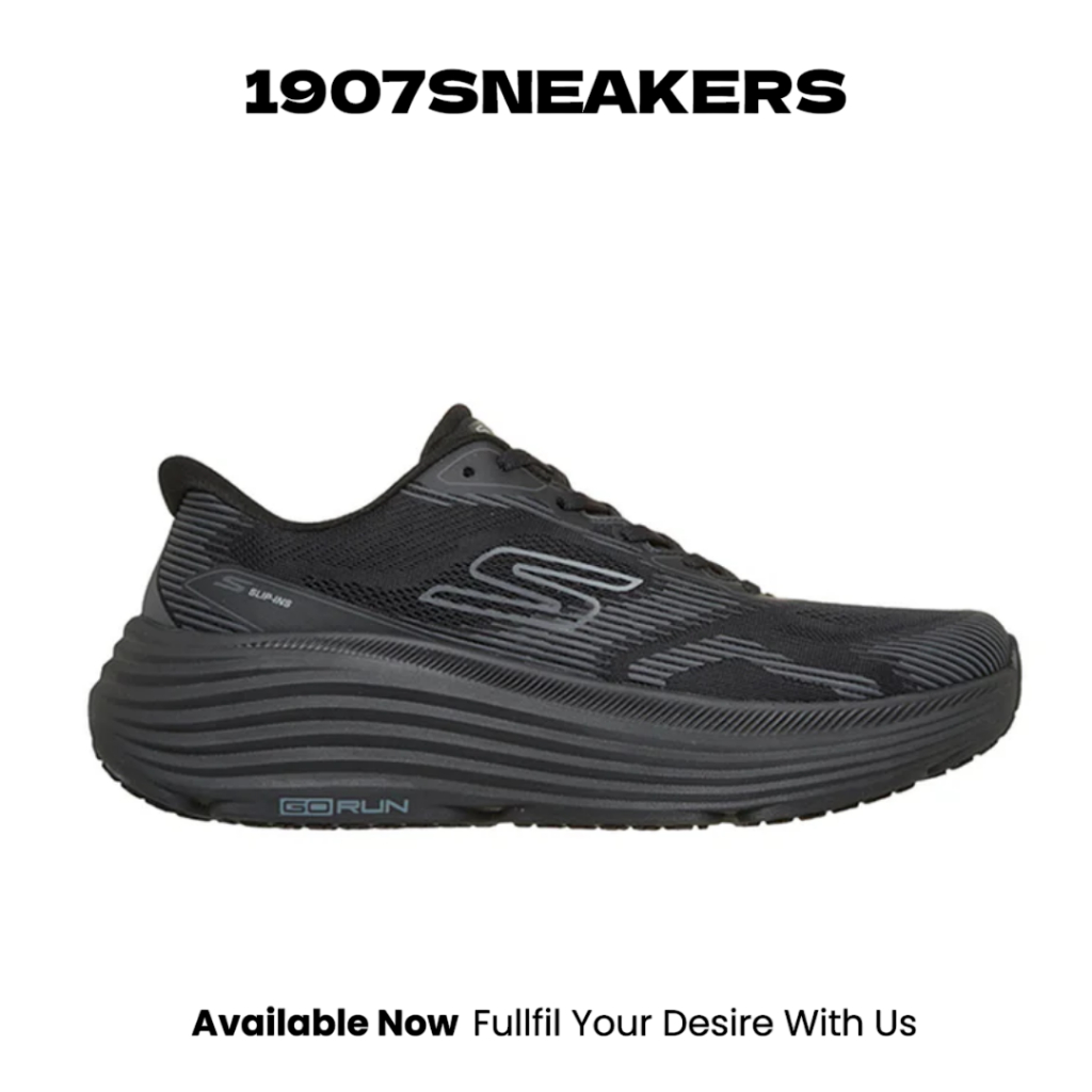 Sepatu Lari Pria Skechers Max Cushioning Endeavour - Black SKE220607BBK