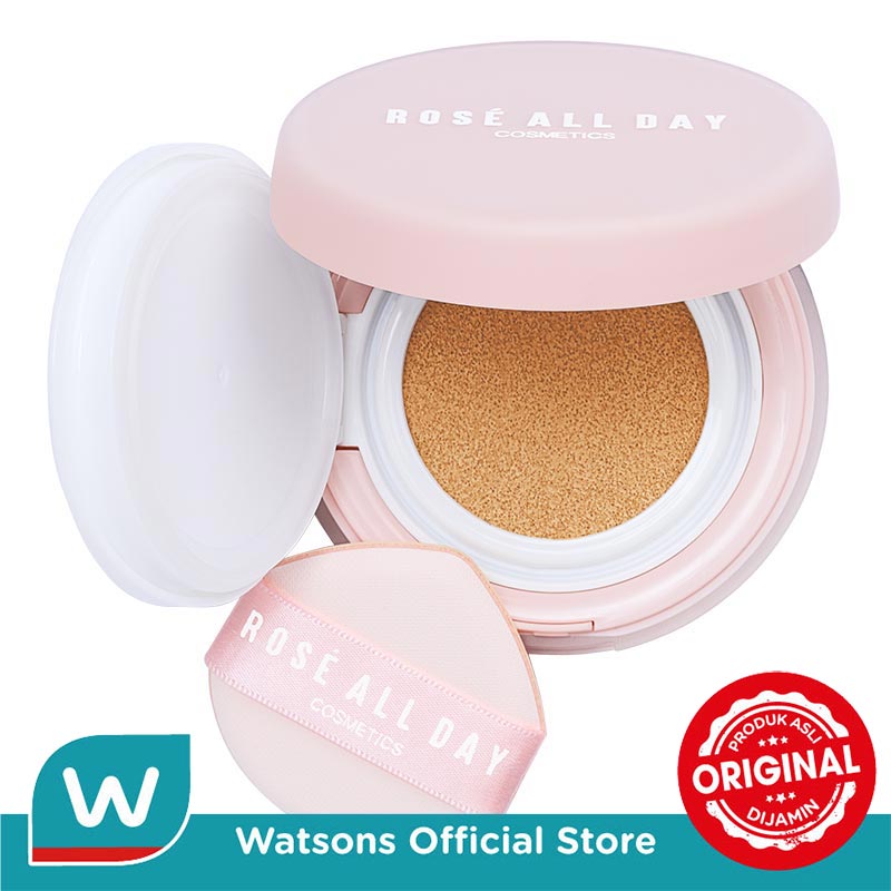 Rosé All Day The Realest Lightweight Essence Cushion Warm Honey 15g