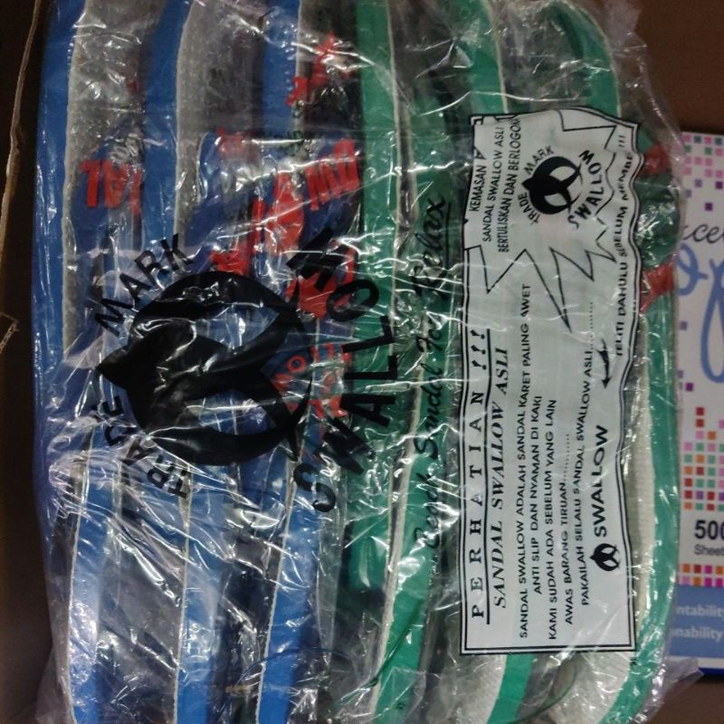 Sandal / Sendal Swallow Asli isi 6 pasang
