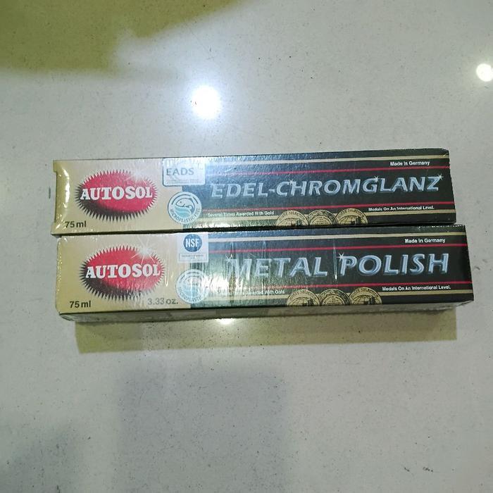 Autosol Metal Polish 75 Ml,3,33 Oz,100Gram,Penghilang Karat Logam,