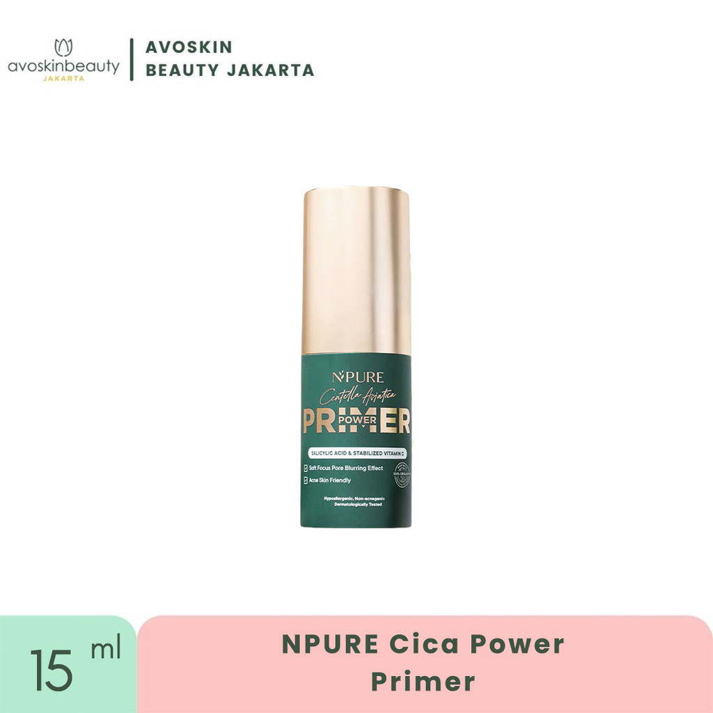NPURE Centella Asiatica Cica Power Primer / Serum Acne Skin / Serum Kulit Berjerawat