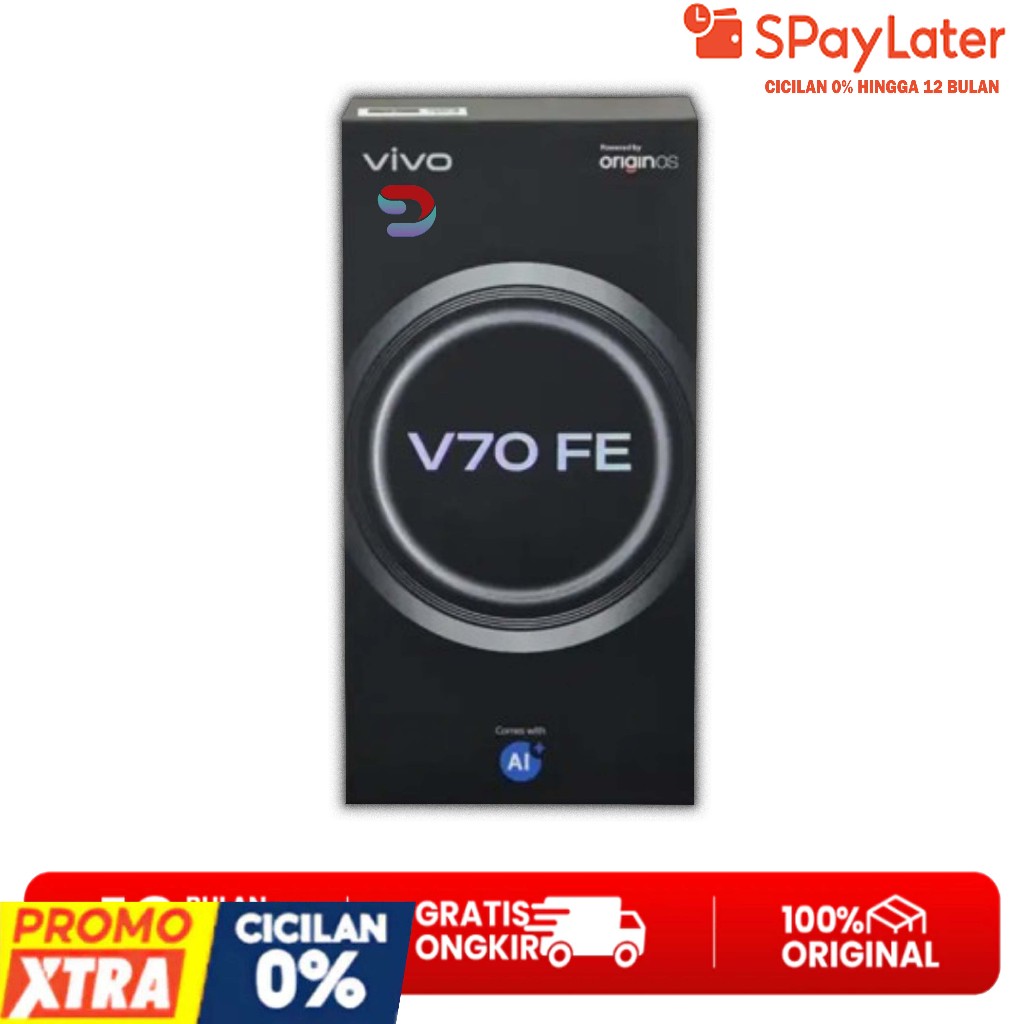 Jual Vivo V70 FE V70FE 5G 8GB 256GB / 8GB 512GB / 12GB 256GB Garansi Resmi Indonesia | HP Vivo Original | Shopee Indonesia