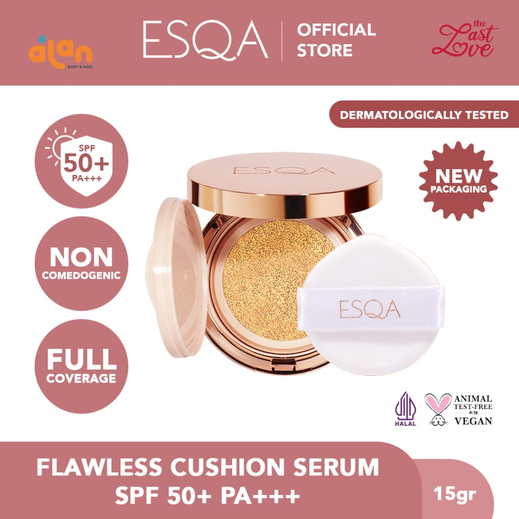 Last Love ESQA Flawless Cushion Serum SPF 50 PA+++ - Velvet Matte