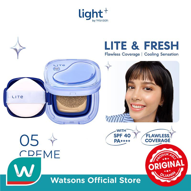 Jual Wardah Lite Skin Filter Cushion 05 Crème 11g | Shopee Indonesia