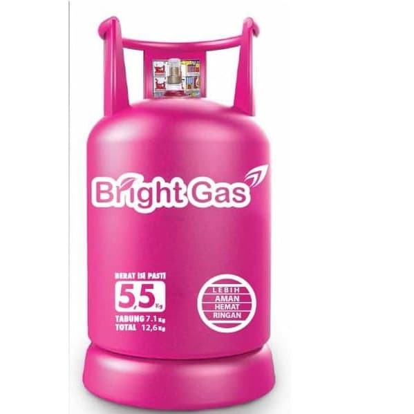 Tabung Lpg Bright Gas Pertamina 5.5 Kg + Isi -Segel