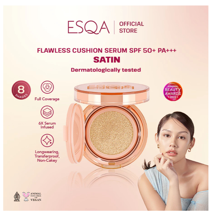 ESQA FLAWLESS CUSHION SERUM SPF 50+ PA+++